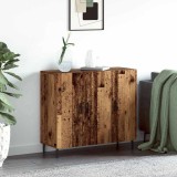 VidaXL Bufet cu depozitare cu ușă Maro 90 x 34 x 80 cm Lemn compozit