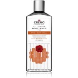 Cremo Spice &amp; Black Vanilla Body Wash gel de duș pentru barbati 473 ml