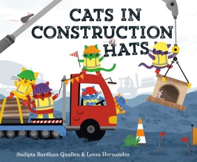 Cats in Construction Hats foto
