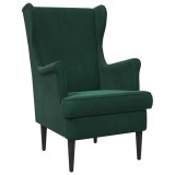 vidaXL fotoliu Verde &icirc;nchis Catifea 42029939