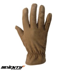 Manusi barbati pentru scuter - motocicleta piele (nobuck) Seventy model SD-C34 culoare: maro &ndash; marime: L (9)