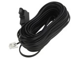 Cablu Telefon RJ11 Goobay 10m Negru Mufă F TAE CCA 68537