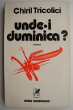 Cumpara ieftin Unde-i duminica? - Chiril Tricolici - Carte (Noua/Anticariat) - Literatura Romana