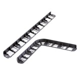 Separator gazon IB1045, plastic, negru, 4.5 cm x 8 m