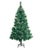Brad Artificial de Craciun, eMazing, tip Pin Inzapezit, Inaltime 180 cm, Diametru 105 cm, 260 R, Suport Metalic