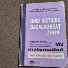 GHID METODIC MATEMATICA BACALAUREAT 2009 M2