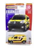 Macheta Matchbox Renault Kangoo Express 1:64 galben replica metal die-cast