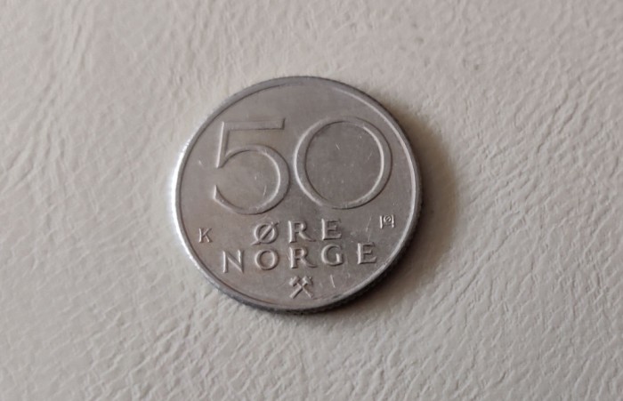 Norvegia - 50 ore (1988) monedă s413