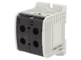 Conector de Șine 185mm2, 4 Borne, Negru