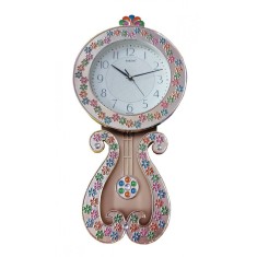 Ceas de perete cu pendul, Princess gold, 59 cm, RK35PND