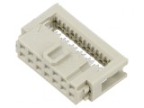Mufă IDC Mamă 14 pini pentru Cablu-Bandă 1.27mm 2.54mm