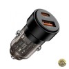 Incarcator Auto Tech-Protect CC03 75W 3A 1 x USB-A - 1 x USB-C Negru