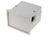 Carcasă ABS Gri cu Răsucire 72x72x55mm