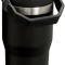 Termos STANLEY The Ice Flow Flip Straw Tumbler 2.0 Termokop, Negru, 0.6L
