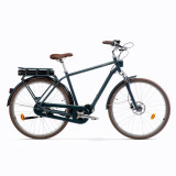 Bicicletă de oraș electrică ELOPS 920 E cadru &icirc;nalt Albastru