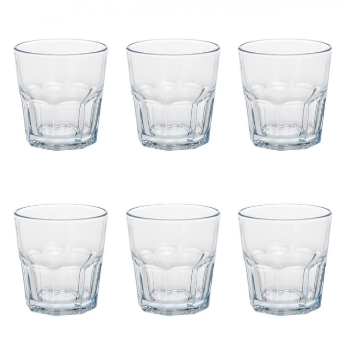 Pahare Sticlă Set 6 Bucăți, Vegas, Capacitate 230ml, Transparent