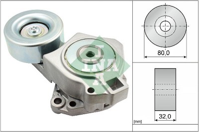 INA 534 0468 10 Intinzator curea, curea distributie foto