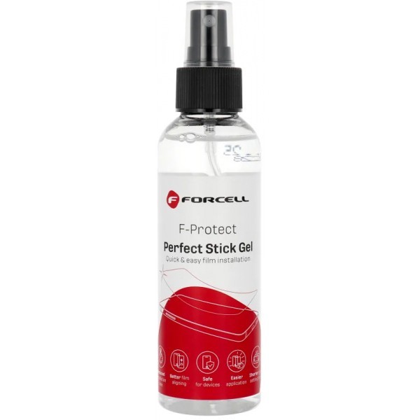 Solutie Gel Forcell Perfect Stick, pentru aplicare Folie Protectie Plastic / Silicon, 150ml