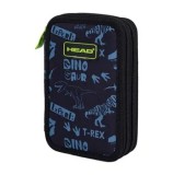 Cumpara ieftin Penar Head AC2, 2 compartimente, design Tiranosaurus