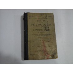 TRAITE elementaire DE ZOOLOGIE - Paris 1888