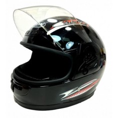 Casca scuter Full Face marime universala , neomologata (neagra)