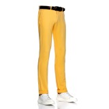 Pantaloni barbati chino galbeni CH002
