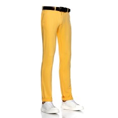 Pantaloni barbati chino galbeni CH002