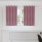 vidaXL Perdele cu perdele 2 pcs Roz &icirc;nchis 140 x 140 cm Catifea 4107238