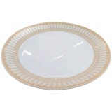 Set 6 Farfurii Intinse Mari Opal Alb Model Emperor 26cm CNN47456