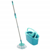 Leifheit Set Curatenie Clean Twist Disc Mop Ergo Plastic/Microfibra Turcoaz 31524992