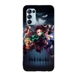Husa compatibila cu Oppo Find X2 Pro model Demon slayer Ready for Battle, Silicon, TPU, Viceversa, Transparent, Carcasa