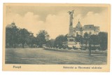 4934 - PLOIESTI, market, statue, Romania - old postcard, CENSOR - unused - 1917, Necirculata, Printata