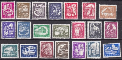 Romania 1960 uzuale MI 1869-1889 MNH foto