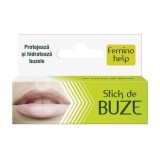 Stick Buze Hidratant Feminohelp Zdrovit, Ulei Masline &amp; Menta, 4.8g, Buze Uscate si Crapate