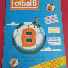 Revista FOTBAL"B" anul1990