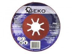 Disc din fibra pentru slefuire 125mm, Geko G78701