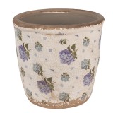 Cumpara ieftin Ghiveci flori ceramica multicolora Hortensii 14x13 cm