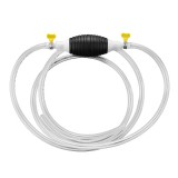 Pompa Manuala pentru Transfer Lichide Teno&reg;, cleme prindere, tip sifon, furtun 1, 5m lungime, anti-scurgere, materiale calitative, negru-alb