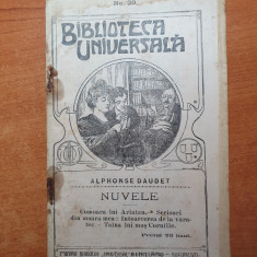 biblioteca universala 1908 - nuvele - de alphonse daudet