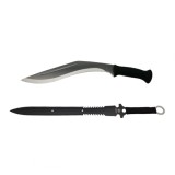 Cumpara ieftin Set maceta si sabie, IdeallStore&reg;, otel inoxidabil, argintiu, 44 cm