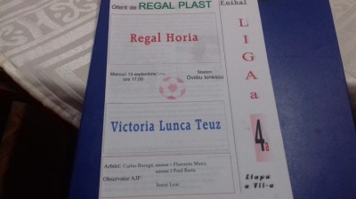 program Regal Horia - Victoria L. Teuz foto