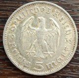 (A31) MONEDA DIN ARGINT GERMANIA - 5 MARK 1935, LIT. F, PAUL VON HINDENBURG, Europa