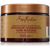 Shea Moisture Manuka Honey &amp; Mafura Oil masca pentru hidratare intensa pentru păr 355 ml