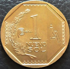 Moneda 1 SOL DE ORO - PERU, anul 2004 *Cod 279 foto
