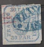Romania 1864 - Principatele Unite 30 par. stampilat
