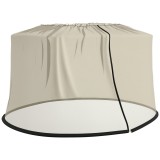 Outsunny Plasă de Ț&acirc;nțari pentru Umbrelă cu Ochiuri Dense și Deschidere cu Fermoar, 3x2,3 m, Bej | Aosom Romania