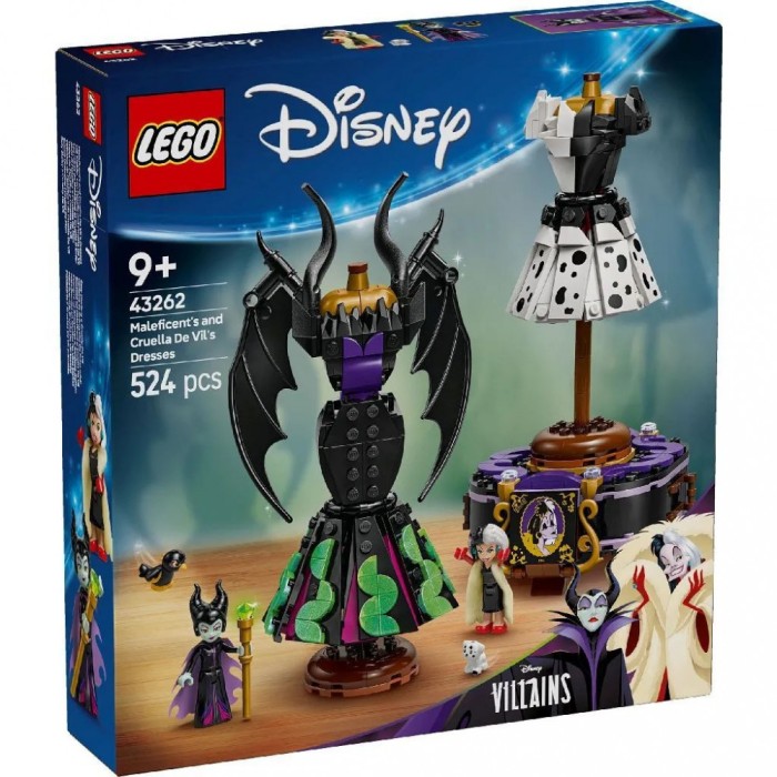 LEGO DISNEY ROCHIILE LUI MALEFICENT SI CRUELLA DE VIL 43262
