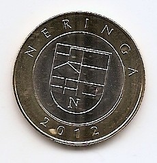 Lituania 2 Litai 2012 - (Neringa) Bimetalic, 25 mm KM-185.1 UNC !!! foto
