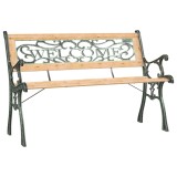 Cumpara ieftin Banca de gradina, 122 cm, lemn masiv de brad