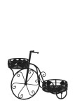 Cumpara ieftin Suport 2 ghivece flori fier negru 54 x 25 x 43 cm